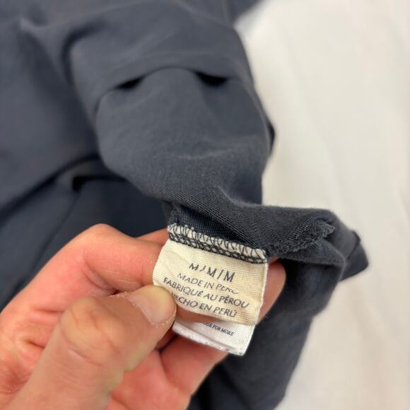 Faherty Sunwashed Regenerative Tee Shirt Men's Medium Organic Cotton Minimalist - Picture 7 of 11